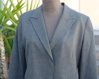 90's Gray Wool Jacket - Happening Brand
