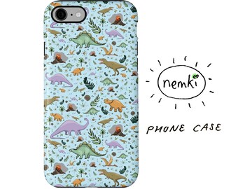 Dinosaur Phone Case, Dinosaur iPhone Case, Dinosaur Samsung, Cute Dinosaur Gifts, Dinosaur Pattern, Dinosaur Gift, For Dinosaur Lovers