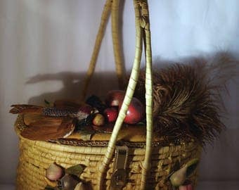 Vintage handbag "Sublime automne"