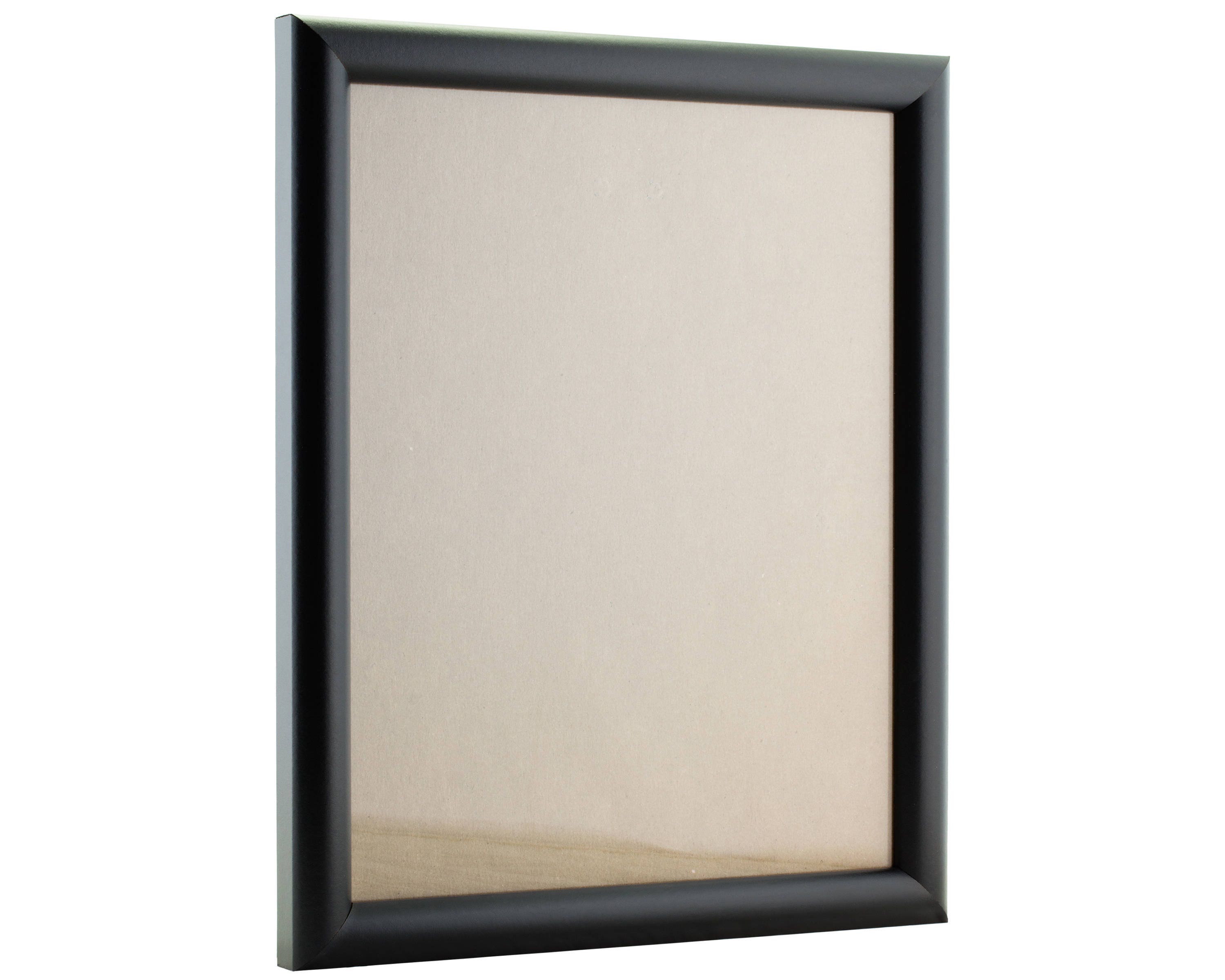 Craig Frames, 16x24 Inch Contemporary Black Picture Frame, Bullnose
