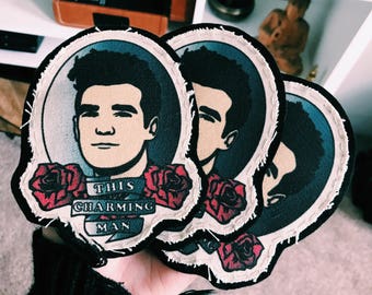 Morrissey - This Charming Man iron on patch