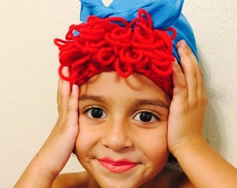 I love Lucy party, Lucille Ball, Halloween costume, I love Lucy costume, baby girl costume, kids Halloween costume, cabbage patch kids hat