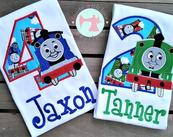 Train Birthday Shirt-Train Birthday-Train Birthday Shirt 1-9-Character Birthday Shirt-Boys Birthday Shirt-Train Shirt