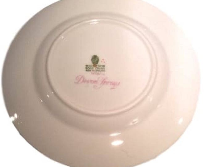 Set of 5 Vintage Wedgwood "Devon Sprays" Bread Butter Plates W4076 England