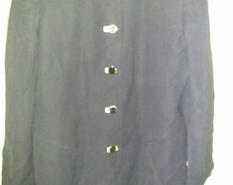 Vintage Ellen Tracy women's navy blue blazer size 14 or 16