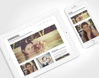 Minimal Blogger Template ⊡ "Minimal" ⊳ Pre-made Responsive Blogger Theme