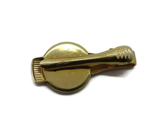 Anson Tie Clip, Vintage Men's Tie Clasp, Black and Gold Tie Bar, Star Tie Clip, Signed Anson Jewelry, Classic Tie Bar Anson Tie Clip, Vintage Men's Tie Clasp, Black and Gold Tie Bar, Star Tie Clip, Signed Anson Jewelry, Classic Tie Bar
