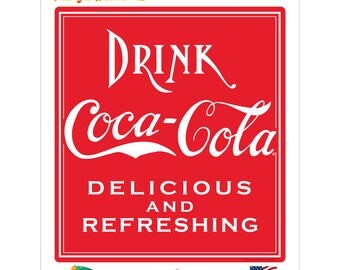 Coca cola decals | Etsy