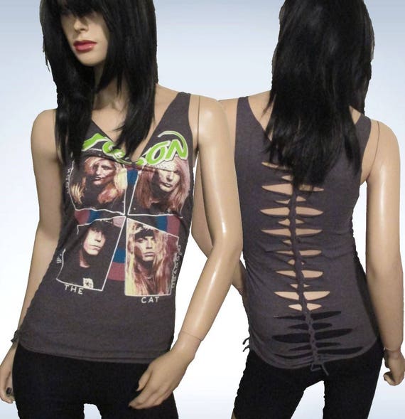 poison band t shirt womens