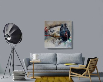 Two Chickens limited edition print