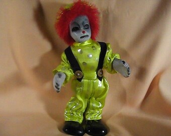 Scary Clown, Haunted Clown, Horror Clown Doll, Evil Clown, Creepy Clown, Haunted House Clown, OOAK