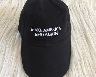Make America Emo Again Embroidered Hat