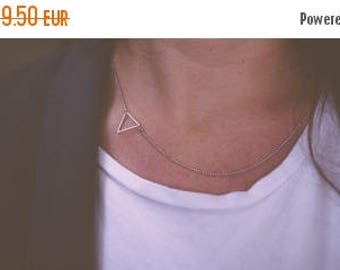 On Sale Small triangle necklace | Gold plated & Silver plated