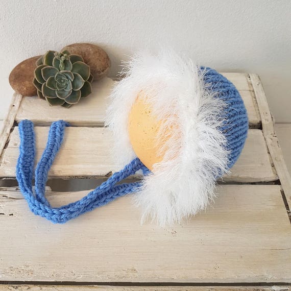 Newborn Eskimo hat baby fluffy baby newborn