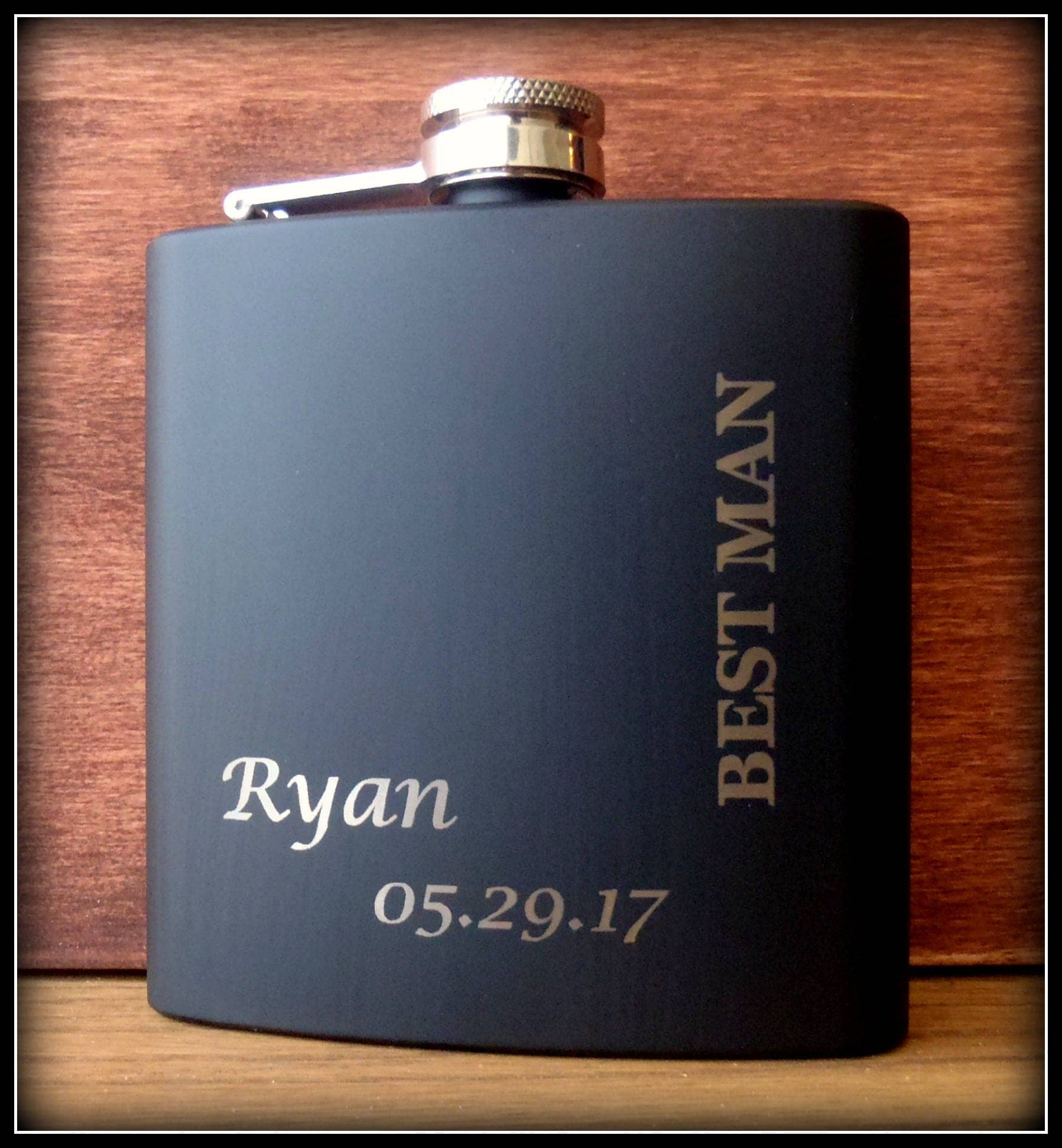 Engraved Flask Personalized Flask Custom Monogram