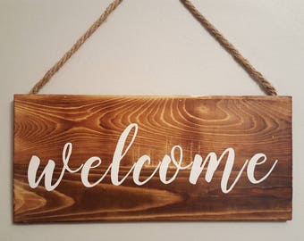 Welcome sign | Etsy