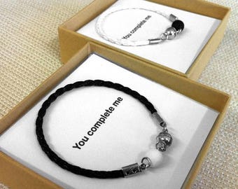 Vacation-Sale- Couples Jewelry, His And Her Bracelet, His and Hers Gifts, Love Couple Bracelet, Couple Gifts, Matching Bracelets, Love Brace