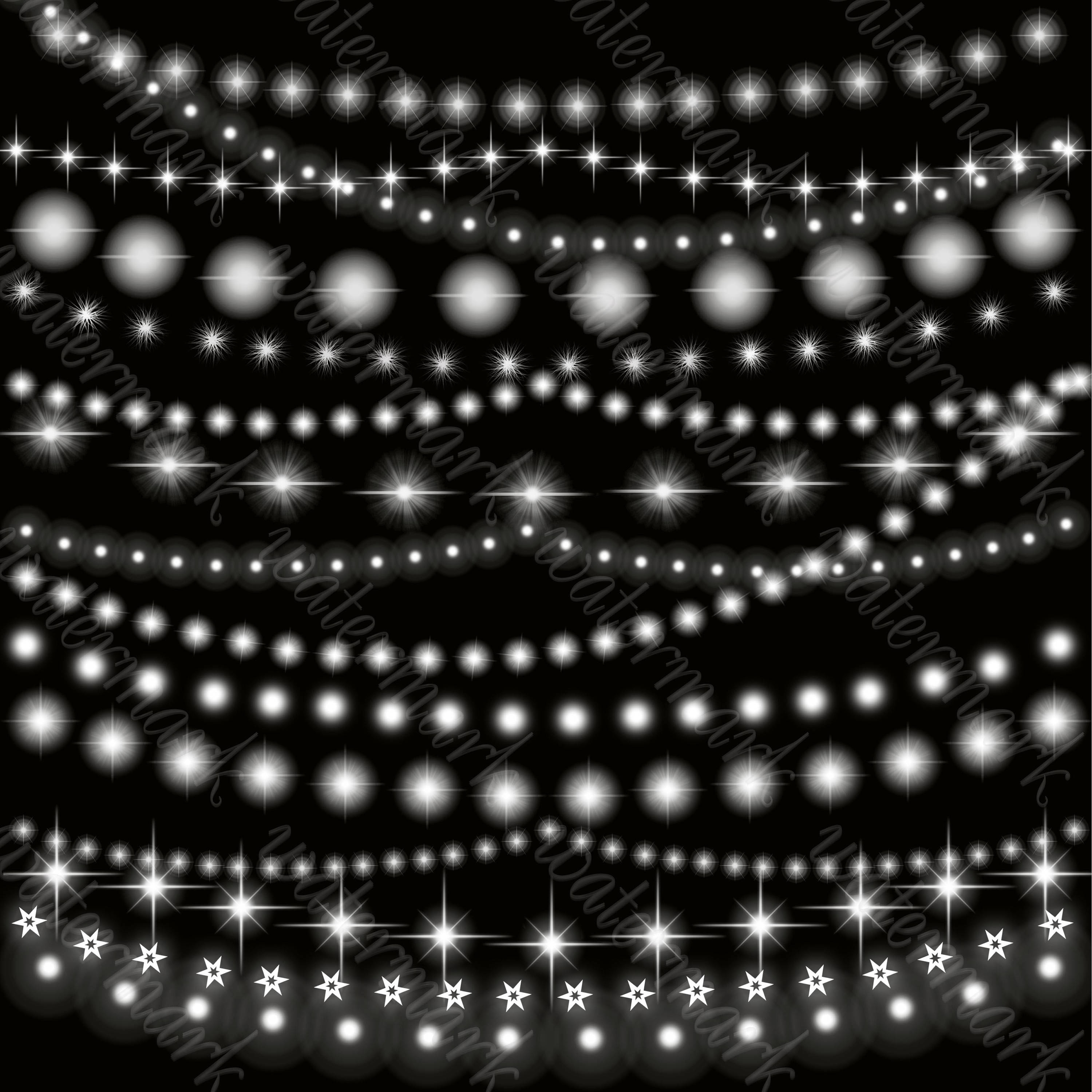 Christmas lights overlay Christmas party clipart Fairy light clipart String of lights clipart ...