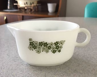 Vintage Pyrex Gravy Boat Spring Blossom