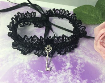 the Choker necklace romantic Black Lace