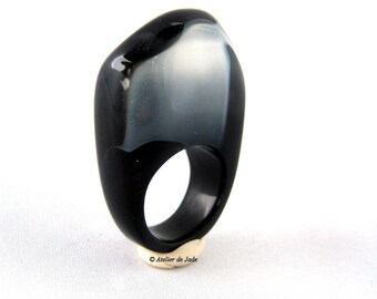 High quality crystal clear resin ring