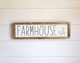 Farmhouse-ish, Farmhouseish, Kitchen Decor, Pantry Decor, Farmhouse Signs