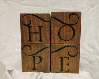 block wood letters letter