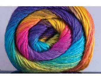 Wool acrylic yarn MAGIС FINE YARNART, gradient yarn, sectional yarn for knitting