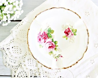 Vintage Royal Albert "American Beauty" Ashtray 6" | Vintage Ashtray, Bone China Ashtray, Pink Ashtray, English Ashtray, Pretty Ashtray