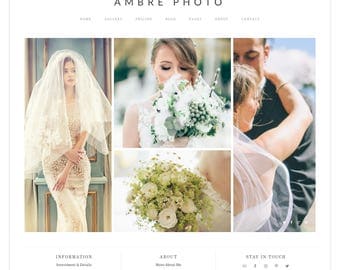WordPress Theme – Photography Theme – Photography Template – Photography Website – Photographer Theme – Genesis Theme – "Ambre Photo"