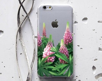 Flowers iPhone 6s Case Samsung Galaxy S5 Case iPhone 6 Clear Case Floral iPhone 5 Case iPhone Phone 7 Plus Case S7 Case Protective Case 074
