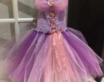 Rapunzel Tutu Dress Tangled-Inspired Costume