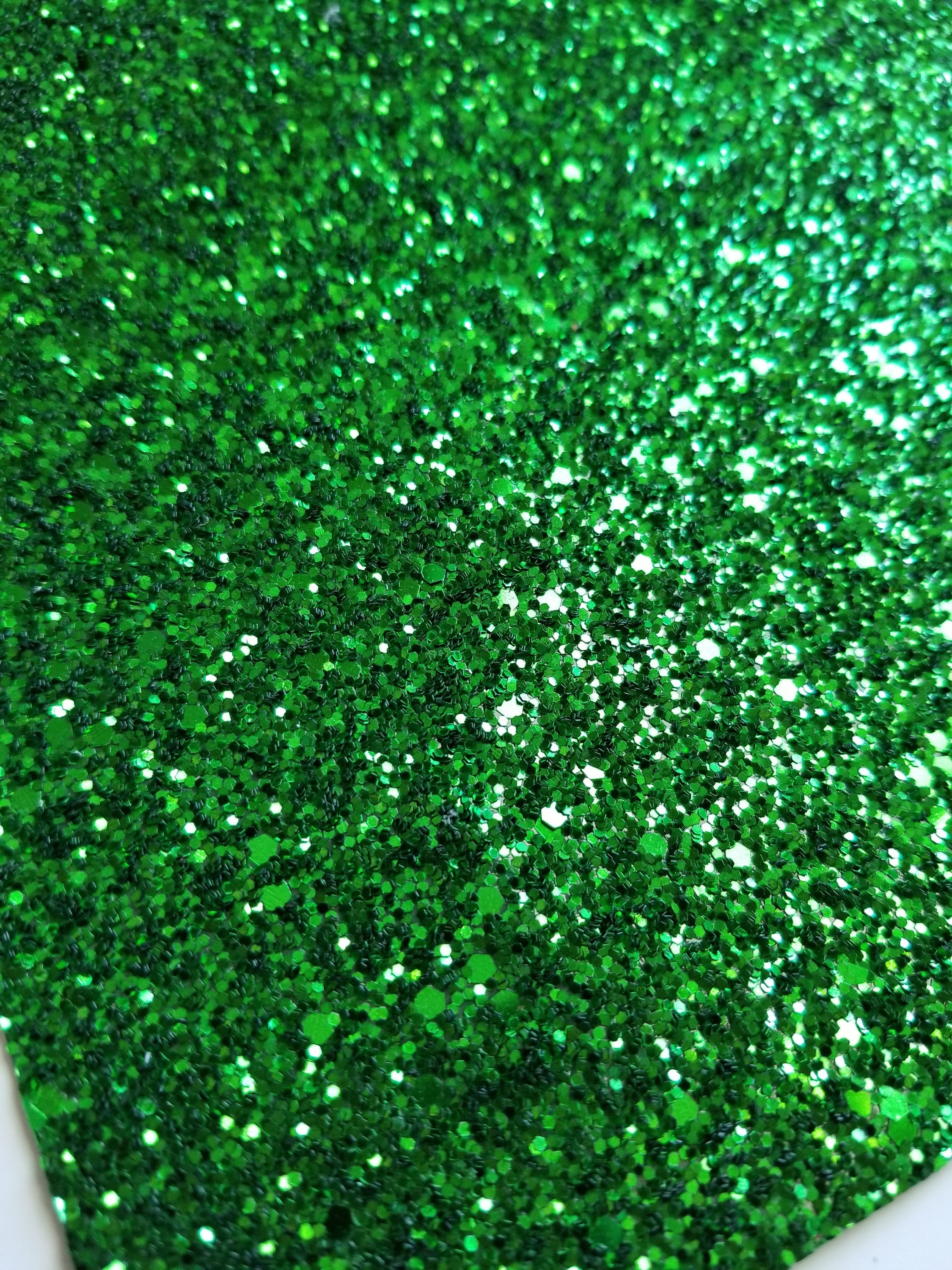 SUPER CHUNKY GREEN glitter canvas sheet8x11 canvas