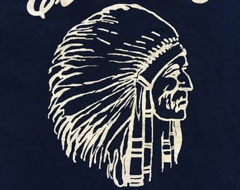 Vintage El Indio Mexican food shirt-native american