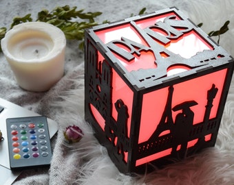 Paris art, Cute desk lamps, Paris artwork, Paris wedding, Paris Eiffel tower, Paris room decor, Paris theme party, Paris theme party favors