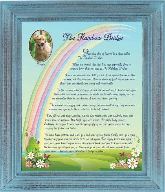 free printable rainbow bridge poem pdf rainbow bridge poem essay