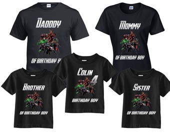 matching shirts avengers Avengers Etsy