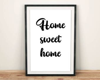 Home Sweet Home Wall Art home sweet home art | etsy Home Sweet Home Wall Art home sweet home art | etsy