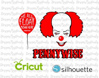 It Movie Pennywise clowndesign svg png jpeg download