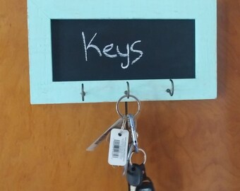 Chalkboard key holder