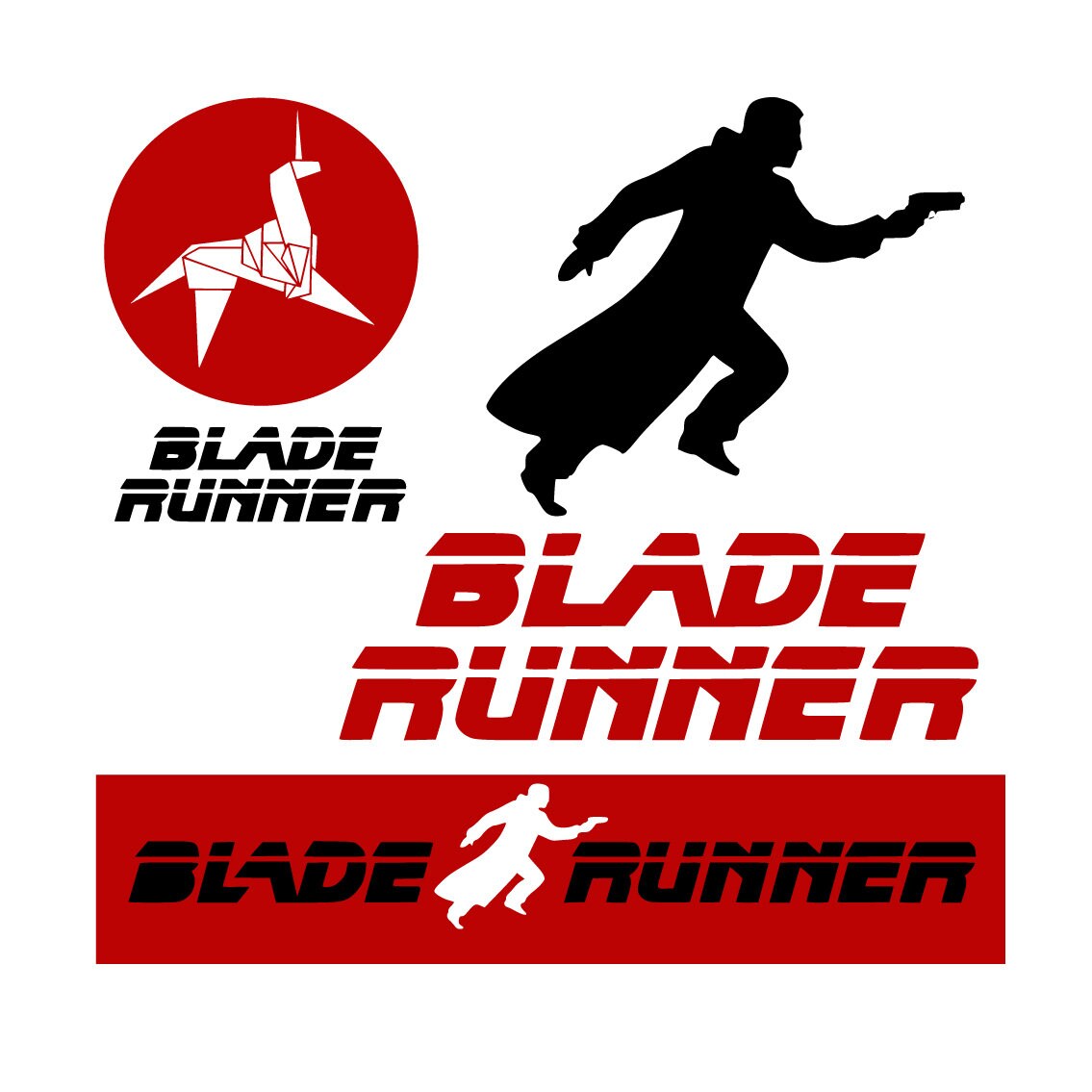 BLADE RUNNER SVG logo cut files clipart vector print
