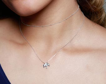 Grains of Sand Choker | Sterling Silver Choker Necklace | Sterling Silver Neckace