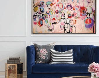 54" painting abstract painting wall art Jolina anthony
