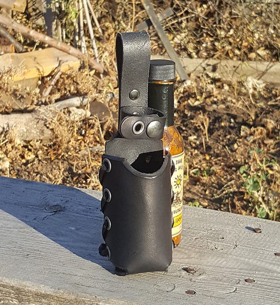 Leather HotSauce Belt Holster