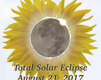 Total Sunflower Eclipse Magnet (3"x3")