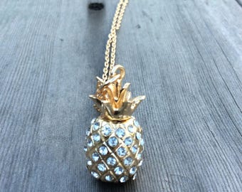 Pineapple Necklace/Modern Necklace/Fruit Necklace/Long Necklace