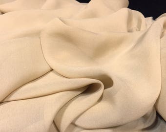 Bachelor Button Silk Heavy Crinkled Chiffon HCD-025 Fabric