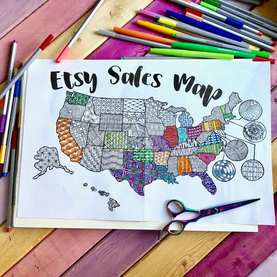 printable etsy sales map sale tracker coloring page coloring map etsy sales printable cha ching us map coloring page goal tracker printable etsy sales map sale tracker coloring page coloring map etsy sales printable cha ching us map coloring page goal tracker