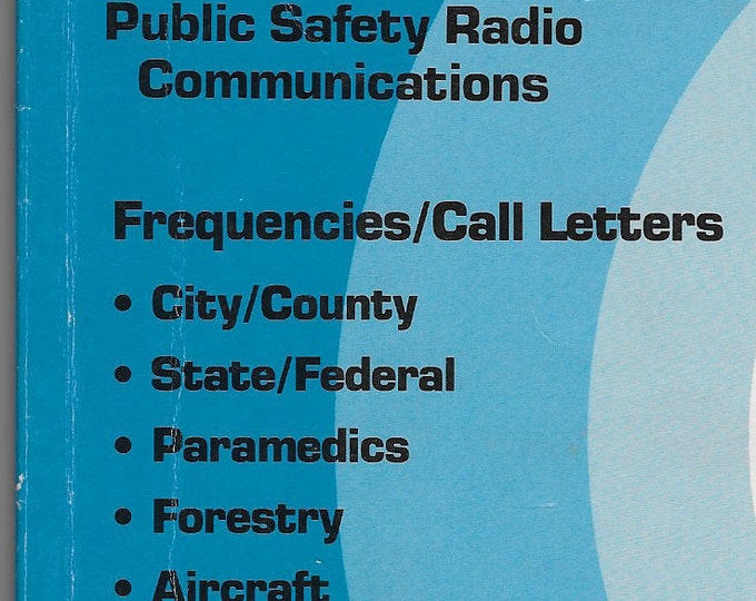 Vintage Radio Shack Police Call Radio Guide, 1990 Edition, Includes Fire & Emergency Services, Public Safety Radio Communications