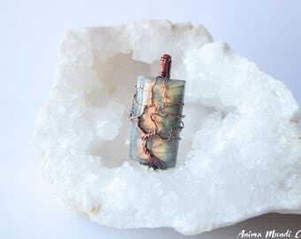 Tree of life necklace, Labradorite tree ,Tree of life pendant, Tree of life jewelry, Wire wrapped Labradorite necklace, Labradorite jewelry